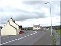 Sharp bend in the B 5111 on the northern outskirts of Rhosmeirch