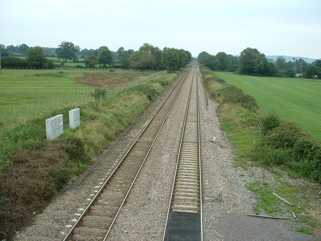 Railway line near Chippenham © James Wright cc-by-sa/2.0 :: Geograph ...