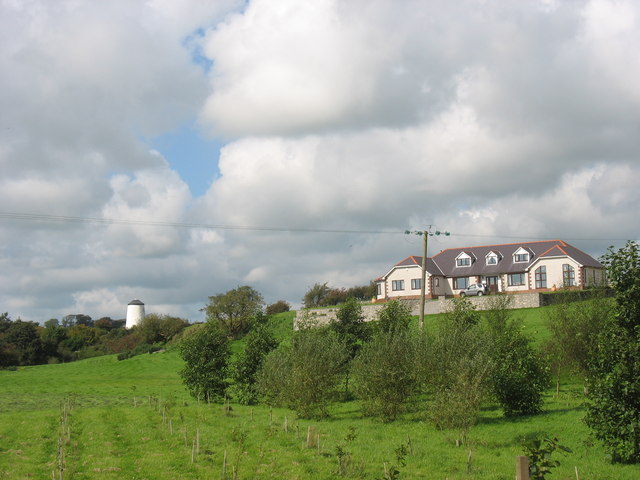 New bungalow near Felin Frogwy Mill, Bodffordd