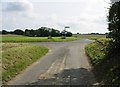 Crossroads on Napchester and Church Whitfield roads