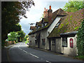 The A4155 and Ye Olde Dog and Badger, Medmenham