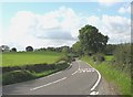 View along the B 5109 in the Llangefni direction from the Angora Farm Xroads