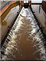 Water Overflow at Lock 57 at Hassall Green