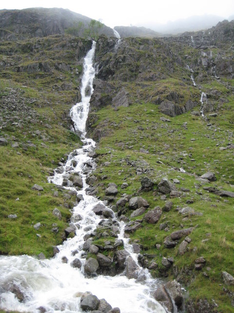 Waterfall on Honister Pass