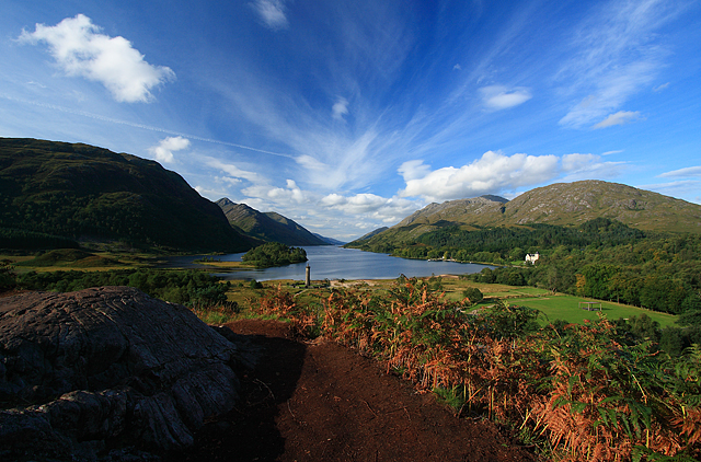 Loch Shiel and the Glenfinnan Monument © Mike Searle :: Geograph ...