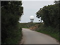 Radar globe near RNAS Culdrose