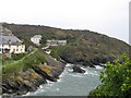 Some houses of Portloe overlooking its natural harbour