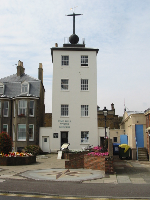 The Time Ball Tower, Deal seafront