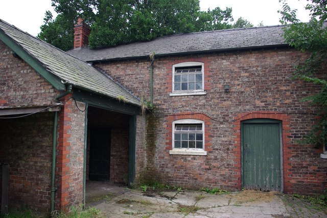 Side view of stable block