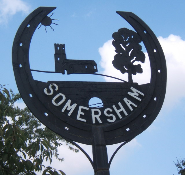 Somersham village sign
