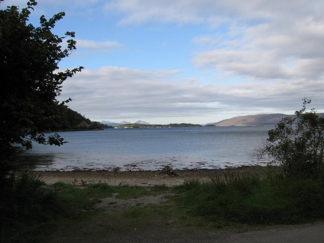 View from Fernaig shore towards Plockton