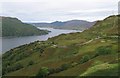 NG8924 : Viewpoint above Keppoch looking down Loch Duich towards Loch Alsh by Trevor Wright