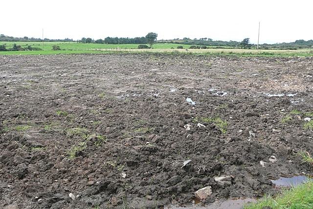 Ploughed field at Doon