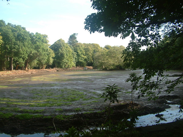 Drained Lake  near Cullen House