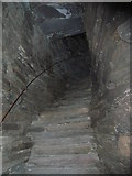 HU4523 : Broch of Mousa - interior steps by Nick Mutton