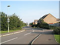 Looking northwards along Wimborn Close