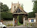 The entrance to St. Peter & St. Paul church at Shoreham