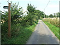 Bleak road near to Bleak Hall