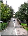 Footbridge over Inner Ring Road - near Clarendon Wing of Leeds General Infirmary