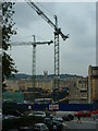 Cranes in Bath city centre