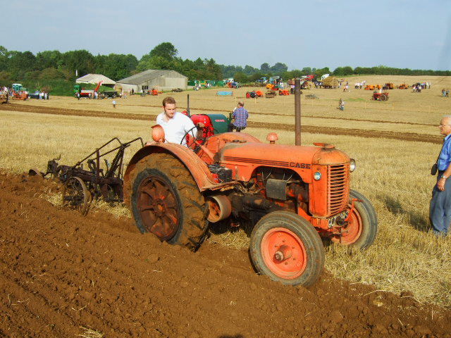 Vintage ploughing