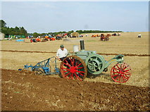 TF0109 : Vintage tractor and plough by John Poyser
