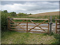 View of farmland from South Yorkshire Woodland Burial Ground