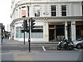 Motorcyclist at the traffic lights in Jewry Street