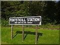 SO0612 : Pontsticill Station Sign by David Roberts