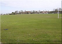 TM4189 : Playing fields off Ringsfield Road by Graham Horn