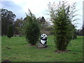 Carved panda, Nowton Park