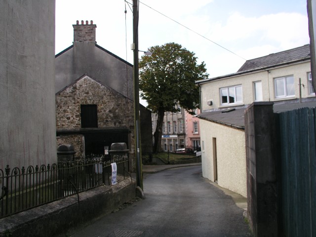 Tabernacle Row leading into St James Street, Narberth