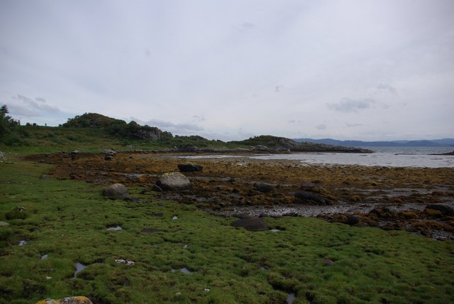 Tramaig Bay with the tide out