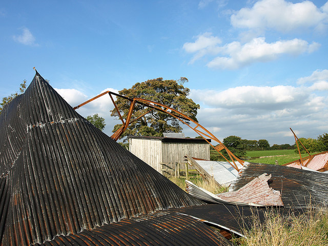 Collapsed Barn, Waterside