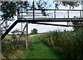 Pipebridge along the disused Grantham Canal