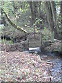 Sluice gate on the stream at Mellangoose