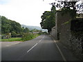 Road passing Eyam View Farm