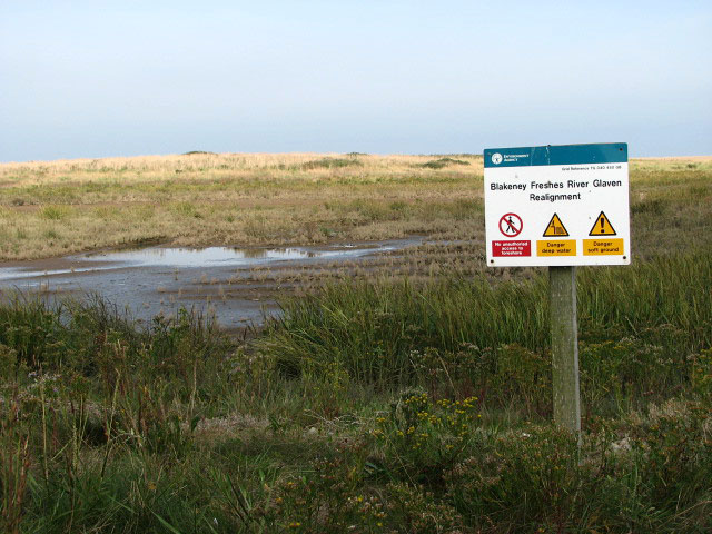 River Glaven Realignment © Evelyn Simak :: Geograph Britain and Ireland