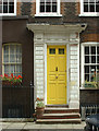 Doorway of house in Elder Street, Spitalfields, London