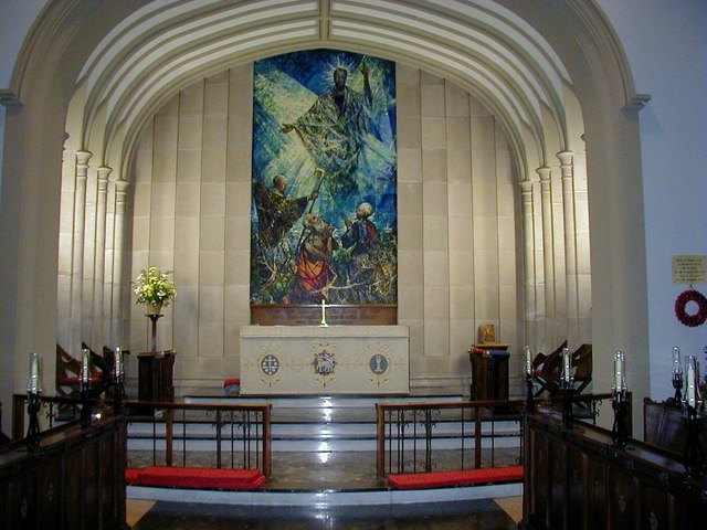 Bangor Abbey - Kenneth Webb Mural