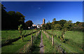 Cattistock Church from the public footpath