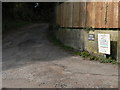 Lyme Regis: driveway to Windy Bottom