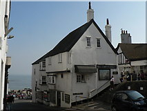 SY3492 : Lyme Regis: Bell Cliff Restaurant by Chris Downer