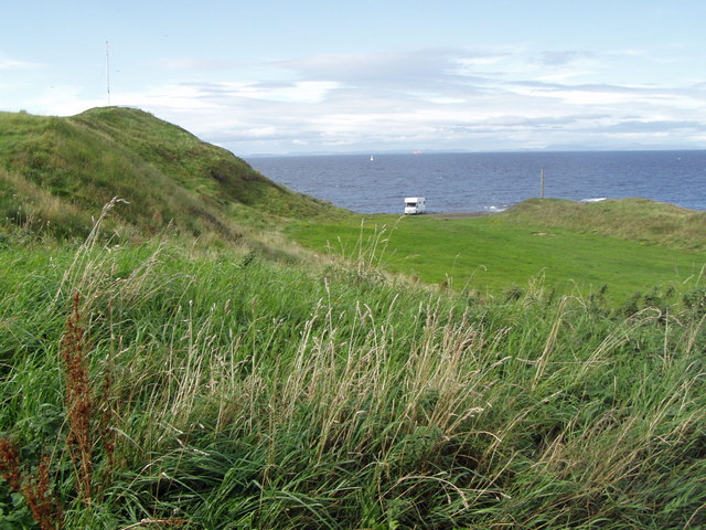 Lower part of  Pictish fort grounds
