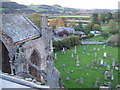 From the roof top of Melrose Abbey