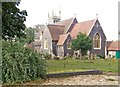 St James C of E Parish Church, Wollaston,  rear view