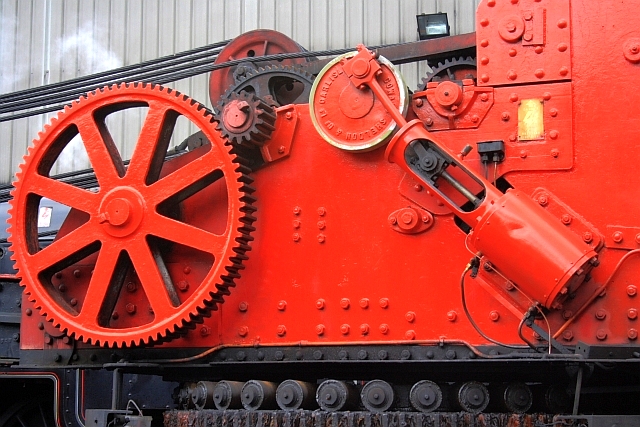 Close up of a Steam Crane