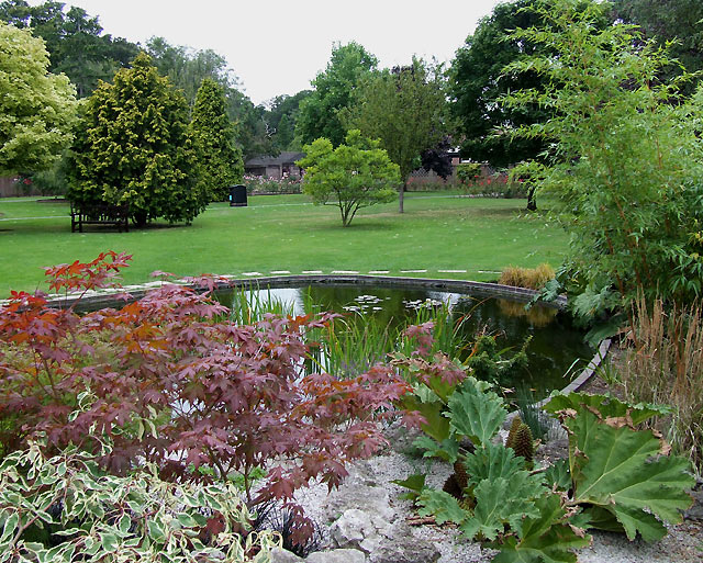 Landscaped gardens at Eltham... © Roger Kidd :: Geograph Britain and ...