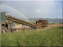 SK2075 : Middleton Moor - Glebe Mines Ltd at Cavendish Mill by Alan Heardman