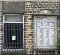 War Memorial, Greetland Liberal Club, Rochdale Road B6113, Greetland